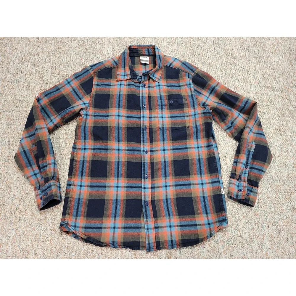 The North Face Shirt Mens Medium Plaid Hayden Pass Button Down Outdoors Hiking